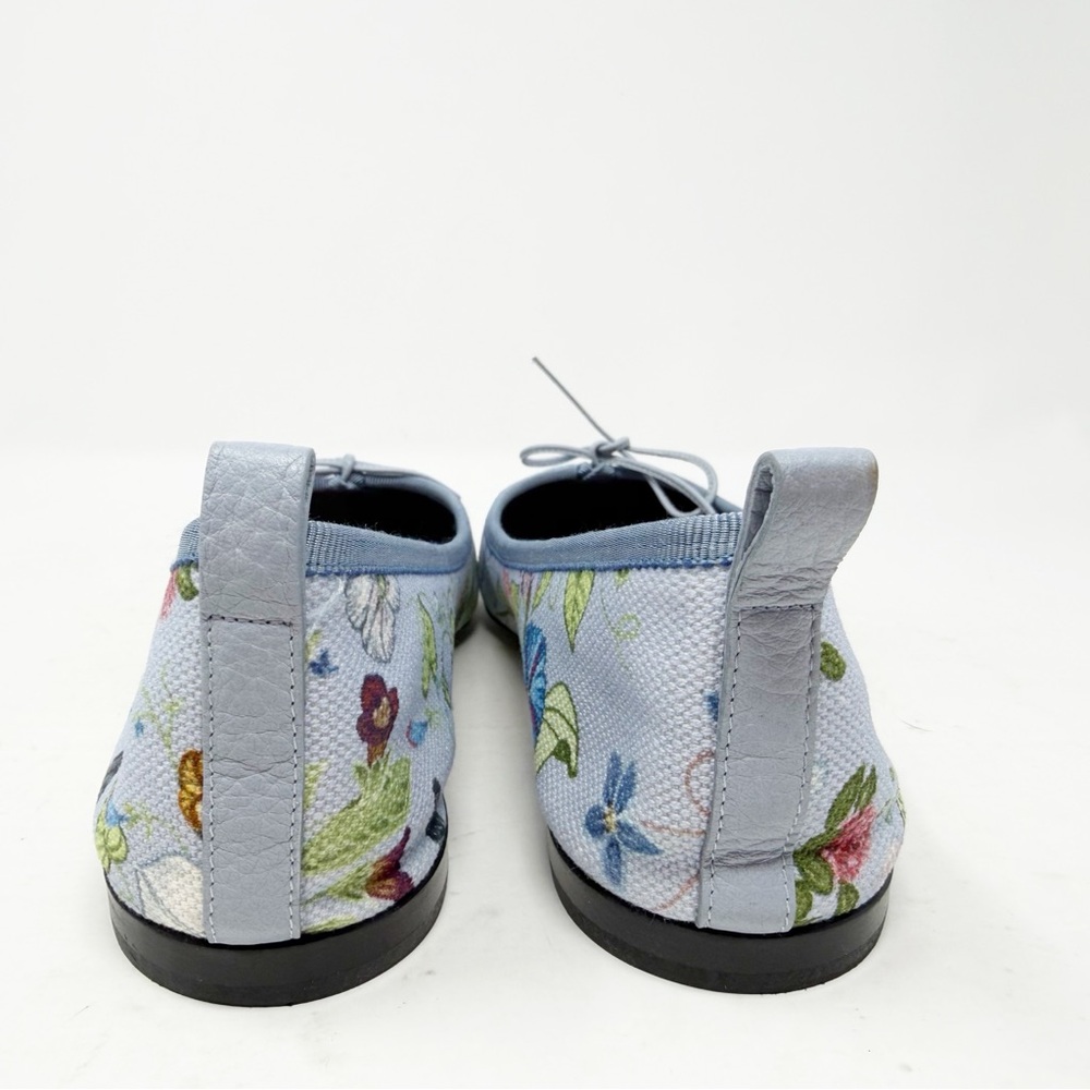 Gucci Ali Floral Canvas Ballet Flats Size 37.5 - Picture 8 of 15